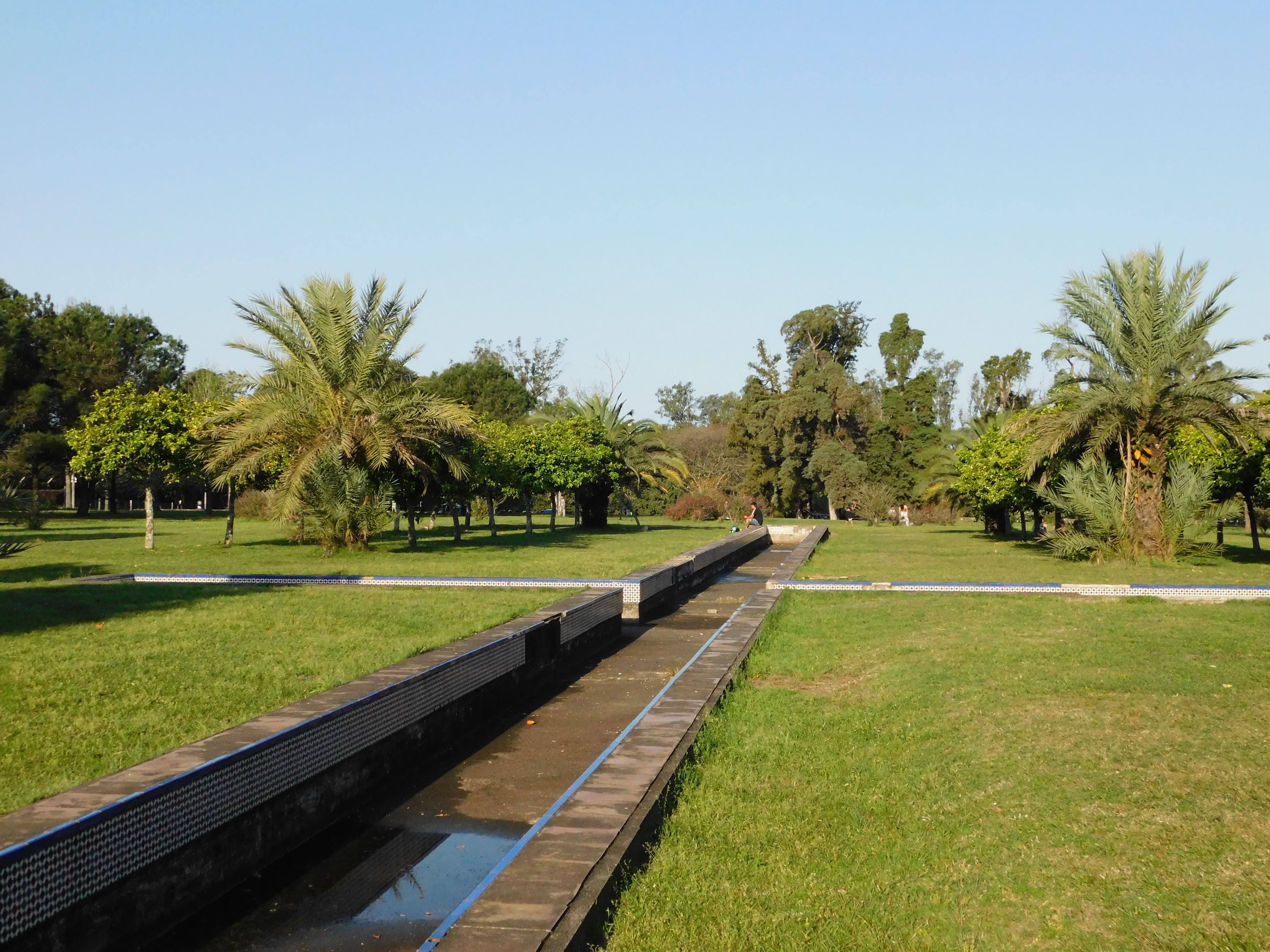 Alberca que representa los cuatro ríos del Edén.