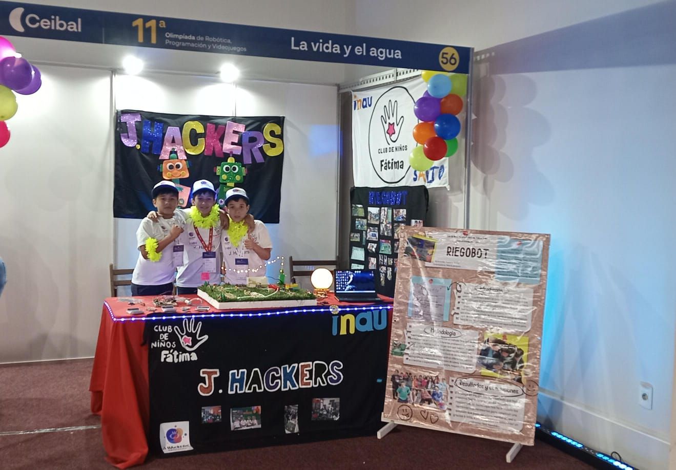 STAND J HACKERS (ROBÓTICA), Proyecto "RIEGOBOT"